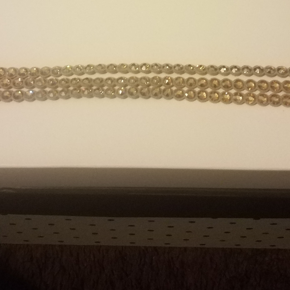 Swarovski wrap bracelet.